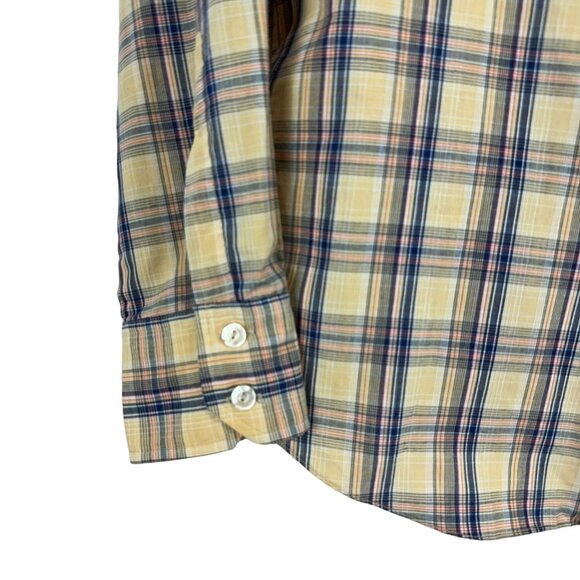 Kennington LTD Mens Plaid Button Down Shirt Sz 16.5 Vintage Western Long Sleeve - Picture 5 of 9